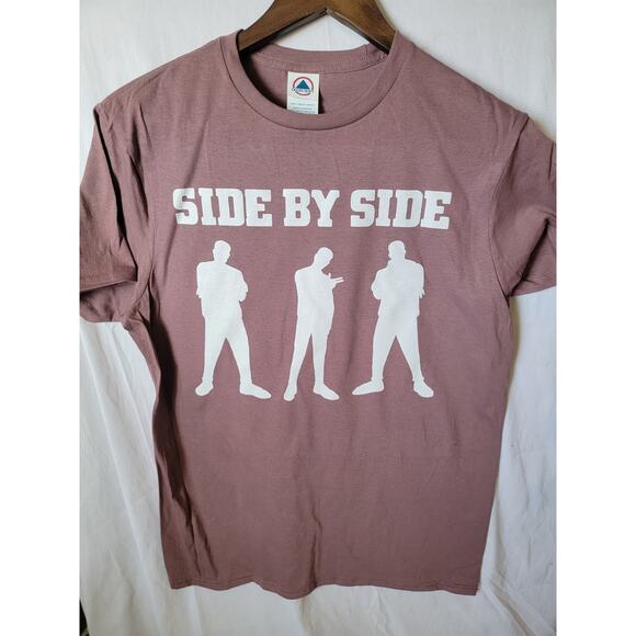 Side by Side   band   t shirt size   Medium Mauve - Picture 1 of 2